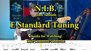 NIB  Black Sabbath Bass Cover with Tabs [upl. by Alleon412]