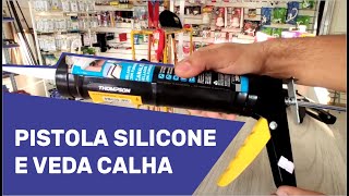 Pistola aplicador de silicone [upl. by Ikik]