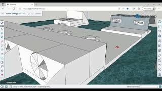 SketchUp Wave Energy Rig [upl. by Augustina]