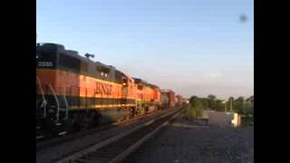 BNSF 544 East Joliet illinois [upl. by Filippo295]