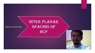 INTERPLANAR SPACING  HCP [upl. by Agnimod]