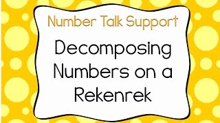 Decomposing Numbers on a Rekenrek [upl. by Landahl675]