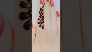 Very easy finger mehndi design trendy mehndi simplemehndidesign youtubeshorts shortsvideo [upl. by Manus]