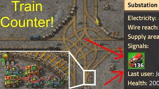 Factorio  Train Counting Device [upl. by Haroppiz709]