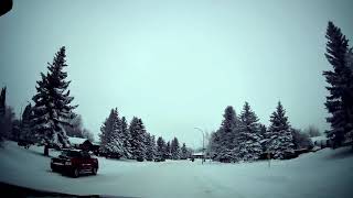 Winter in Lethbridge Alberta AB Canada [upl. by Phio]