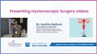 Hysteroscopy in Incompetent cervix Repeated late miscarriages with septate uterus [upl. by Zrike]