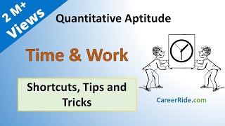 Time and Work  Shortcuts amp Tricks for Placement Tests Job Interviews amp Exams [upl. by Corinna]