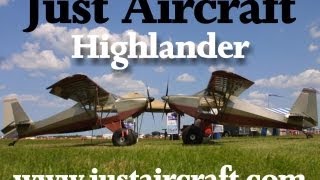 Just Aircraft the Highlander experimental amateurbuilt light sport aircraft from Just Aircraft [upl. by Anikes882]