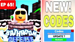 UPDATE🔥EP 65BATHROOM TOWER DEFENSE X CODES OCTOBER 2023 ROBLOX BATHROOM TOWER DEFENSE X CODES [upl. by Adnaugal]