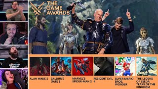 Streamers React to 2023 The Game Awards Game of the Year Winner Moment Reaction [upl. by Notlit]