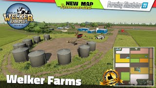 FS22 ★ NEW MAP quotWelker Farmsquot by Mappers Paradise  Farming Simulator 22 New Map Review 2K 60FPS [upl. by Lemkul]