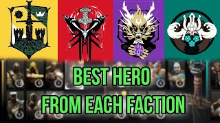 Best Hero From Each Faction in For Honor [upl. by Dayiz]