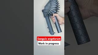 sanguis angelorum working on chainsword warhammer warhammer40k prop cosplay 3dprinting [upl. by Aikram]