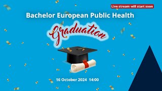 Diploma uitreiking Master European Public Health [upl. by Aikahc67]