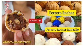 Ferrero Rocher style chocolate made at home Raffaello Chocolates Recipe Christmas Special [upl. by Solohcin]