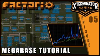 Factorio Megabase Tutorial  Rail System Design Mainline Size amp Junction Spacing [upl. by Agace]