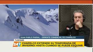 Chapelco extiende su temporada de invierno  Juan Pablo Padial  Mejor de Tarde [upl. by Notxam]