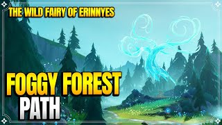 Foggy Forest Path  The Wild Fairy of Erinnyes  World Quests amp Puzzles 【Genshin Impact】 [upl. by Kalfas]