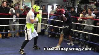 floyd mayweather vs canelo alvarez who wins  EsNews Boxing [upl. by Tova]