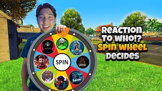 Reaction to who  Spin Wheel Decides 🍷🗿  Mehdix Free Fire [upl. by Asylem]