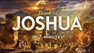 Joshua Conquering the Promised Land in 7 Minutes  BibleStudy BookofJoshua FaithJourney [upl. by Leschen]