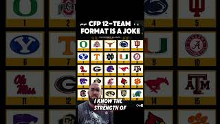 🚨CFP IS A JOKE🚨 cfp trend football footballshorts collegefootball foryou fy sports meme [upl. by Manuel]