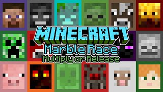 Multiply or Release  Minecraft Tournament  Algodoo Marble Race [upl. by Schmeltzer717]