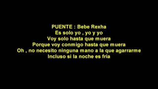 GEazy ft Bebe Rexha  Me  Myself amp I español [upl. by Laicram]