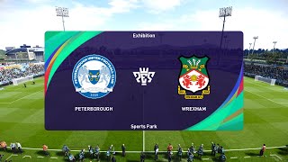 Peterborough United vs Wrexham 31082024 EFL League One PES 2021 [upl. by Iago]