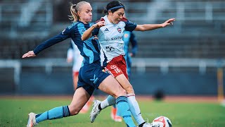 Highlights  Djurgården  FC Rosengård 03  OBOS Damallsvenskan 2024 [upl. by Attezi]