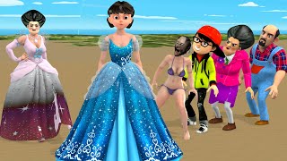 Scary Teacher 3D vs Squid Game Dressing Princess Style Beautiful Nice or Error 5 Times Challenge [upl. by Cristionna]