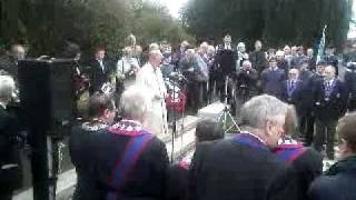 R101 airship MEMORIAL SERVICE Cardington Sunday October the 3rd 2010 [upl. by Olnton]