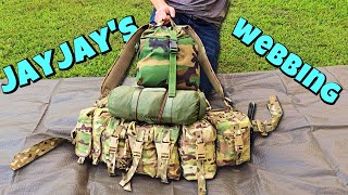 JAYJAYS Commanders Gen 4 Webbing Loadout For Survival Scouting Camping amp Hunting [upl. by Saba]