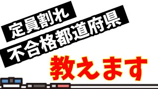 【入試情報】高校受験で定員割れ不合格になる都道府県はここ！ [upl. by Ylus]