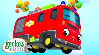 Do Fire Trucks Fly｜Geckos Garage｜Funny Cartoon For Kids｜Learning Videos For Toddlers [upl. by Sergu]