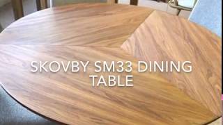 Skovby sm33 Dining Table  Skovby Furniture Range [upl. by Ailecara493]