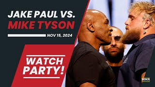 🔴 Jake Paul vs Mike Tyson LIVE STREAM  Watch Party amp Results  MMA Fighting [upl. by Naeroled745]