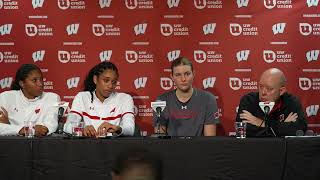 PostGame Media Conference  Wisconsin Volleyball vs Nebraska  Nov 1 2024 [upl. by Mulcahy]