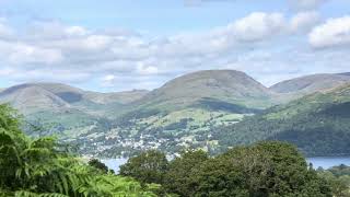 Views from Latterbarrow 886ft over lake Windermere the Fairfield Horseshoe Wansfell amp Ambelside [upl. by Tench548]