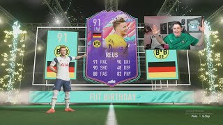 quotReus thats classquot  FINALLY SOME PACK LUCK  FIFA 21 [upl. by Juanne]