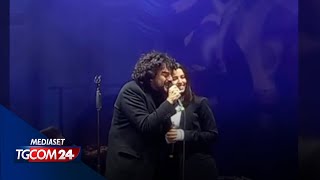 Renga canta la figlia Jolanda mamma Ambra si emoziona [upl. by Anatola]