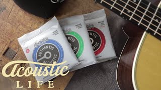 Are Martins Authentic Acoustic Strings Better AT81 [upl. by Cranston966]