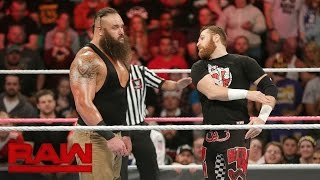 Sami Zayn vs Braun Strowman Raw Oct 24 2016 [upl. by Nnaarat]