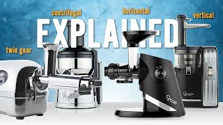 The four types of juicers compared [upl. by Baalman461]