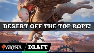 DESERT OFF THE TOP ROPE  Outlaws Of Thunder Junction Draft  MTG Arena [upl. by Bethezel46]