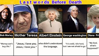 FAMOUS CELEBRITIES LAST WORDS BEFORE DEATH  INSPIRATION [upl. by Hairym60]