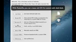 Create old iOS 5x custom SHSH Blob [upl. by Mizuki501]
