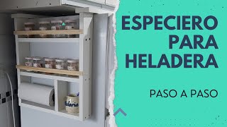 Especiero de melamina para heladeraRápido y fácil Idea millonariaPaso a paso [upl. by Derdlim663]