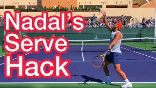 Hit MASSIVE Serves With This SIMPLE Tip Tennis Serve Technique [upl. by Aseeram]