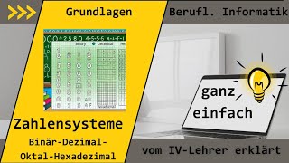 Zahlensysteme umrechnen [upl. by Colp598]